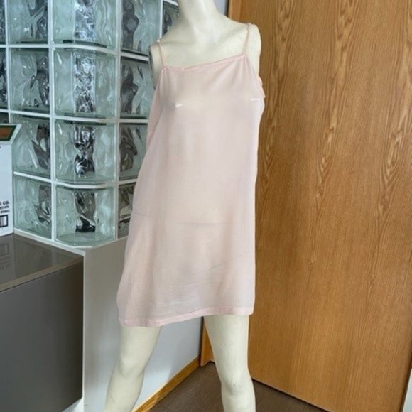 Unique SLEEVELESS SACK DRESS by GAT RIMON, XS Pale Pink/Coral, Mid-Thigh Length - Picture 7 of 16